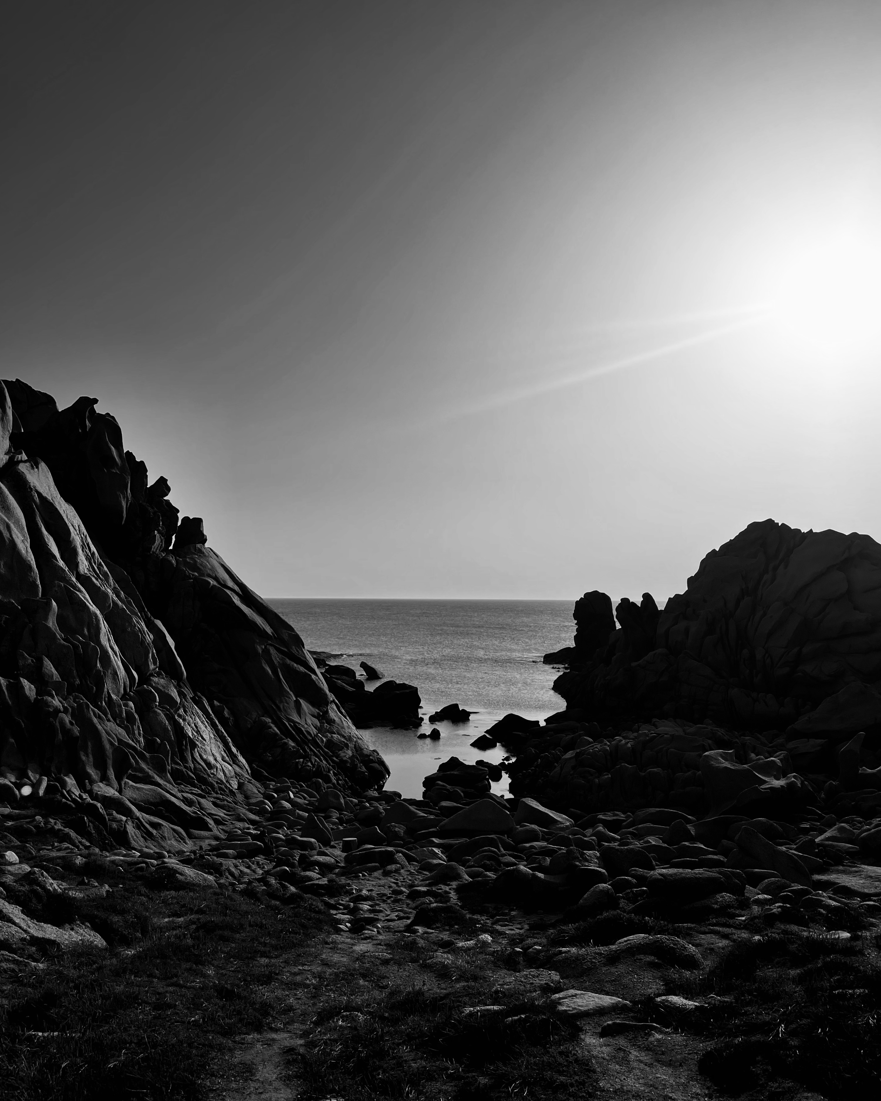Dramatic coastal landscape