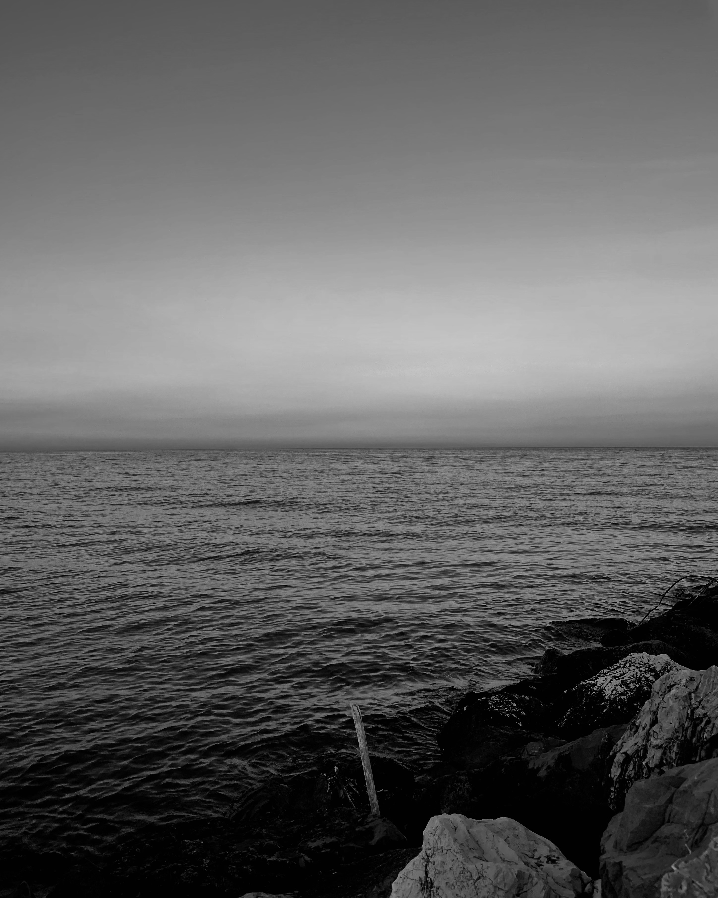 Minimalist seascape